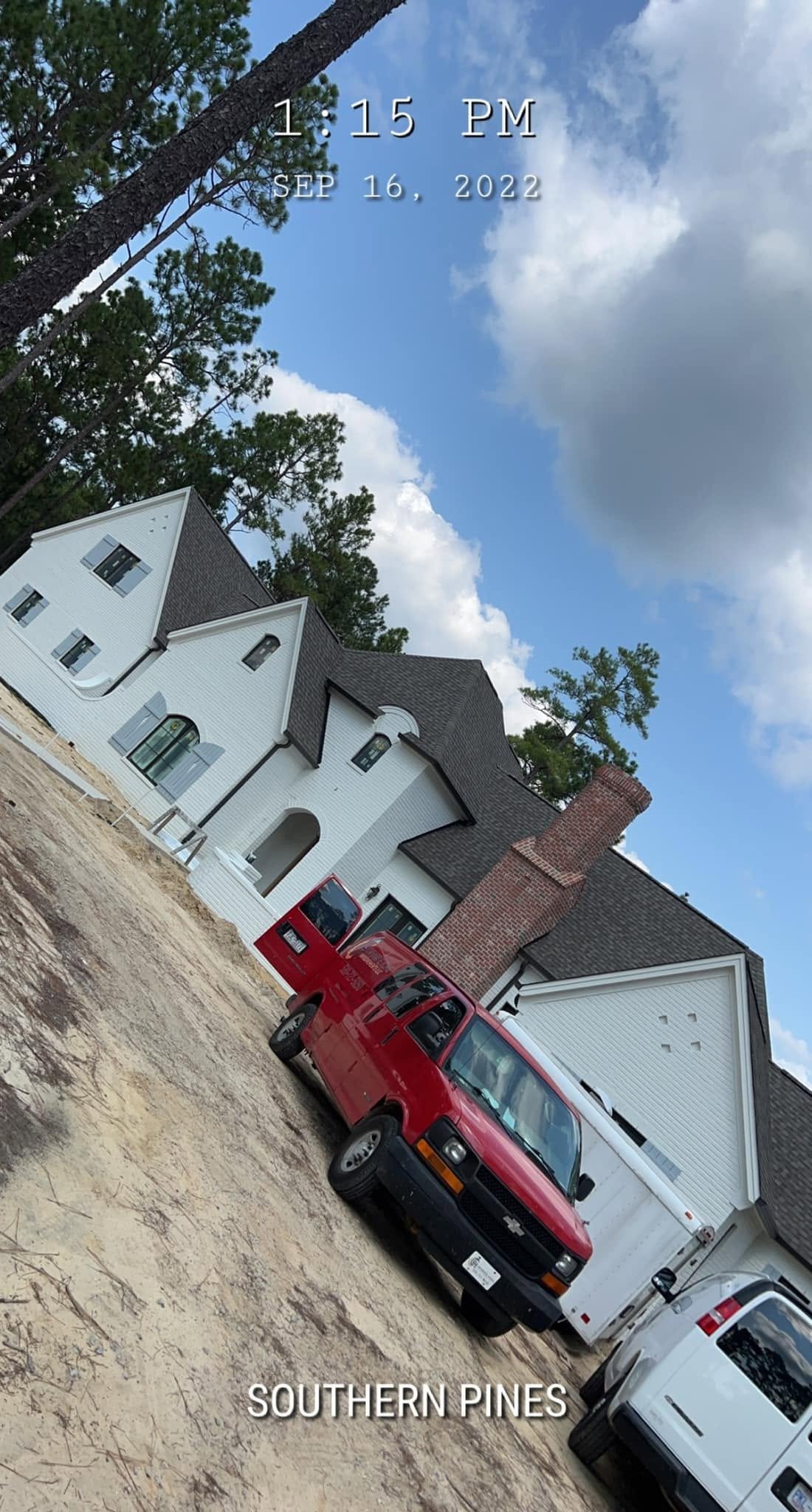 Uwharrie Pro Builders job site, Southern Pines